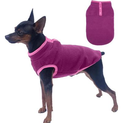 Warme Hundekleidung mit Hirschmuster, Fleece-Hundejacke, warmer Wintermantel für Haustiere, Welpenkleidung, Weste, weiche Hundekleidung für kleine Hunde, Kostüm