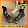 Foreign style small short boots women's shoes new spring and autumn versatile explosion British style Martin boots