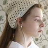 Slowslowly No.51 / Lily Hair Bandana (Lily Crochet Knit Hair Bandana)
