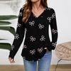 Women Long Sleeve Tops Dressy Casual V Neck Tshirts Basics Tee Vacation Fall Fashion Clothes