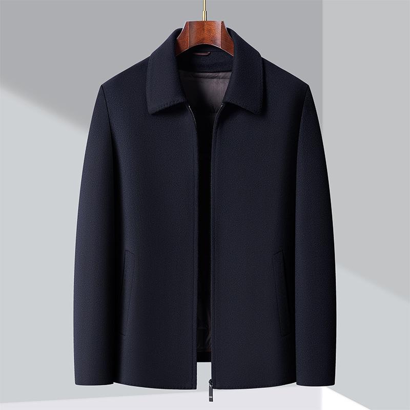 Dad's Autumn and Winter Warm Removable Liner Down Jacket Thickened Middle-aged Men's Jacket