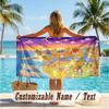 Custom Text Beach Towel, Soft Absorbent Swimming Multi-use TowelAnimal Crossing