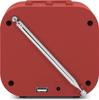 TechniSat TECHNIRADIO 40 DAB+ FM USB Digital Clock Radio Red