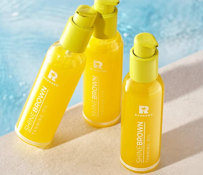 Byrokko Shine Brown Tropical Oil Super fast tanning oil 145ml