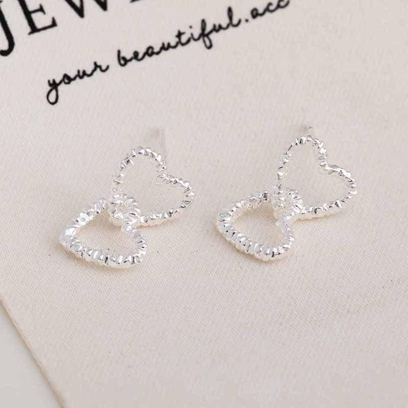 Korean Style Geometric Circle Earrings: Elegant, Versatile Ear Jewelry for Women and Students