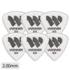 6 Pcs Winner Guitar Picks Large Triangular Anti-Slip Electric Guitar Picks 2.0MM Thick Picks Accessories Acoustic Guitar