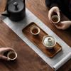 Tableware Solid Wood Dessert Plate Japanese-Style Wooden Tray Snack Plate
