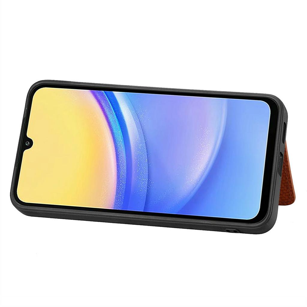 For Oppo Find X9 5G Case RFID Blocking Carbon Fiber Leather Phone Back Cover with Card Holder