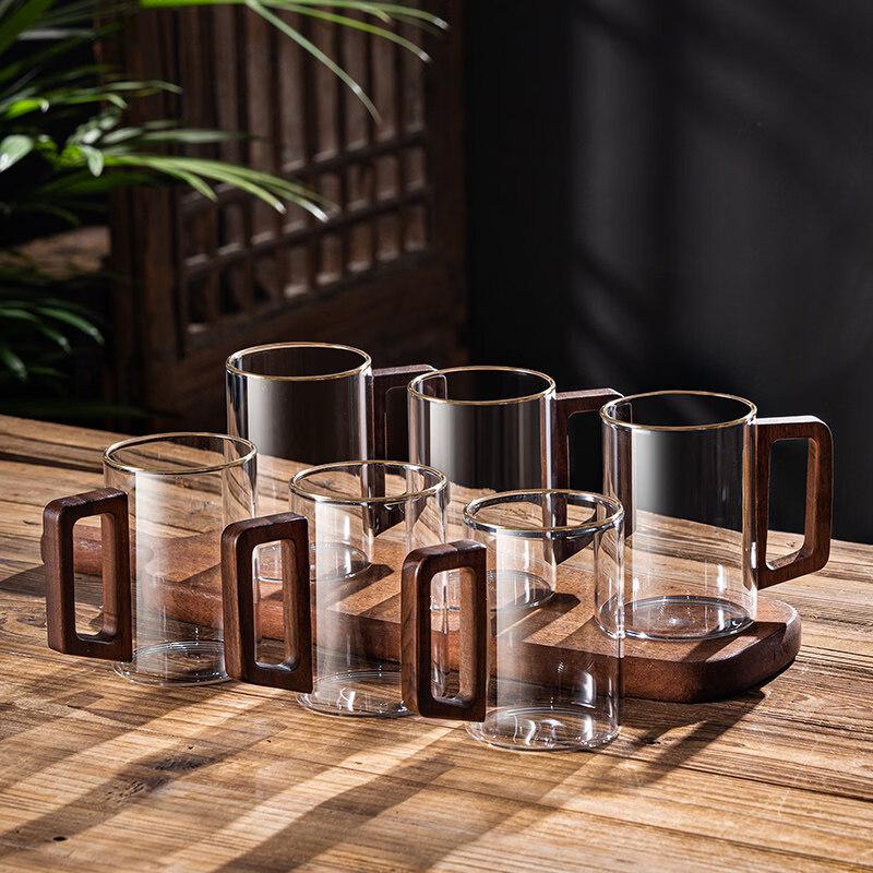 Huimaiyuan Heat-Resistant Glass Teacup Set