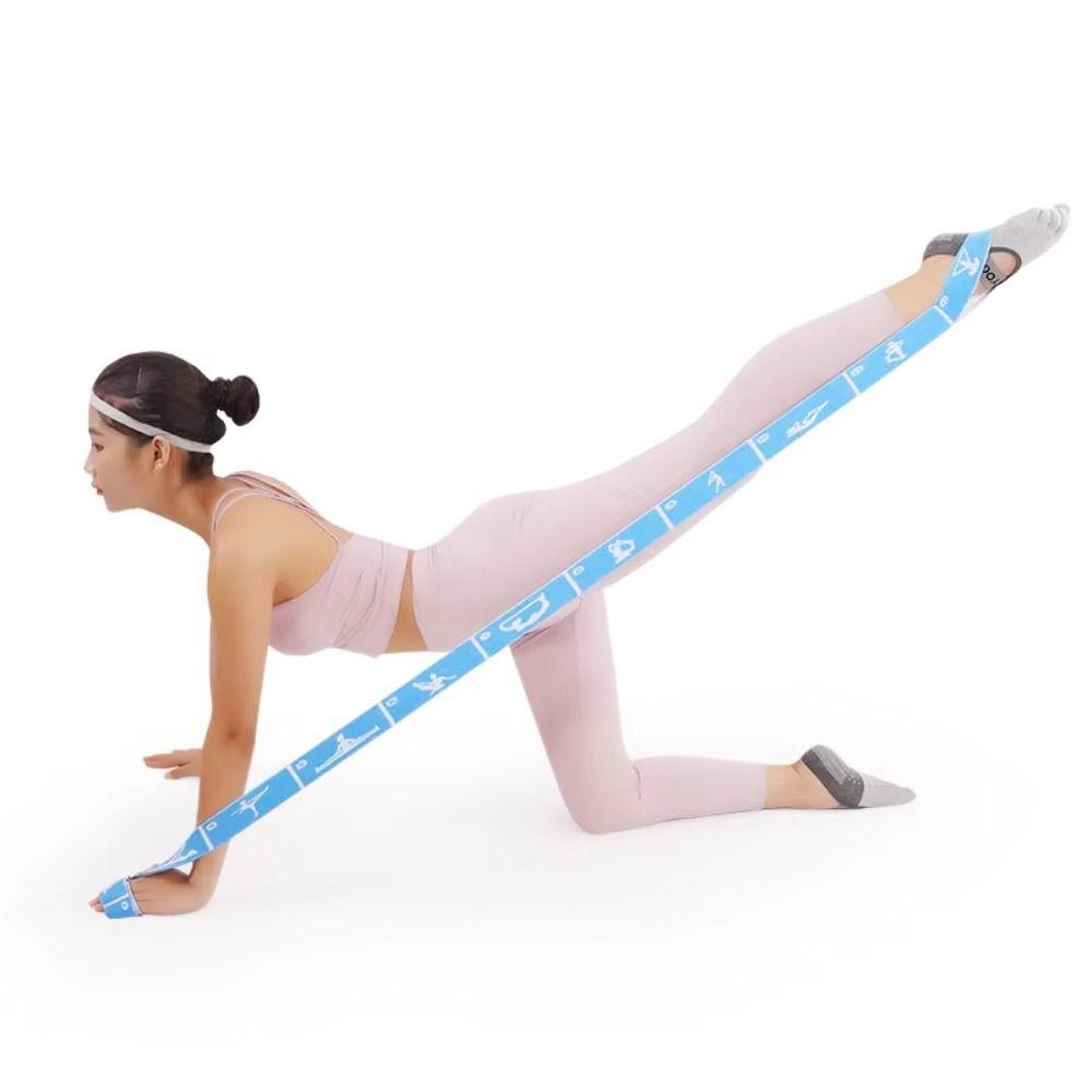 Nylon Yoga Pilates Resistance Band Stretch Strap Fitness Exercise Pull Strap  Exercise