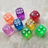 10PCS Transparent 14mm Gaming Dice Standard Six Sided Decider Die RPG for Parties Toys