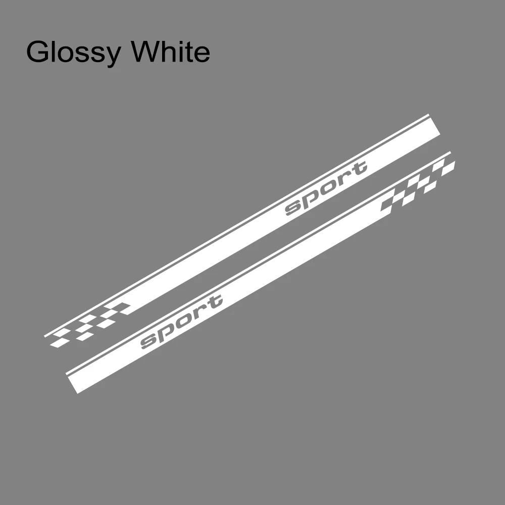 Car Side Door Sticker Vinyl Decal Sport Racing Stripes Graphics Accessories For Volkswagen Up Hatchback Eco VW Cross up Mii