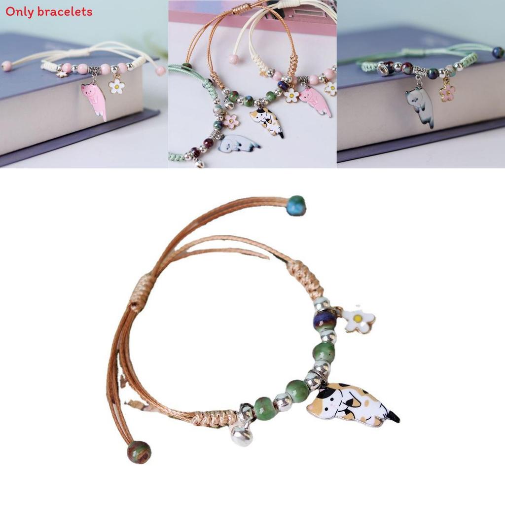 Cute Animal Jewelry Bracelet For Women Featuring Alloy And Braided Rope For Casual Wear
