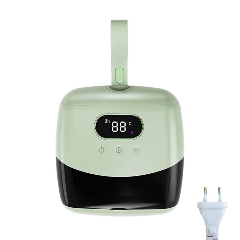 Portable Clothes Dryer Foldable Clothes Drying Machine Hotel Clothes Dryer Portable Travel Dryer for Clothes Lightweight зелёный