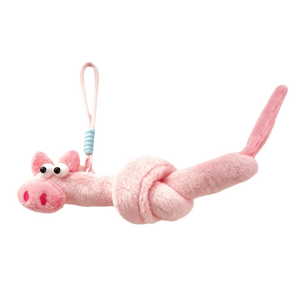 Zwölf Chinesische Tierkreiszeichen Hühnchen Plüsch Schlüsselanhänger Niedlicher Stil Lustiges Design Kaninchen Tasche Anhänger Weiße Farbe Kreatives Geschenk