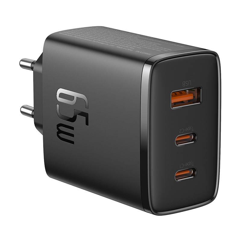 Baseus Os-Cube Pro Network Charger 2Xusb-C + Usb, 65W (Black)