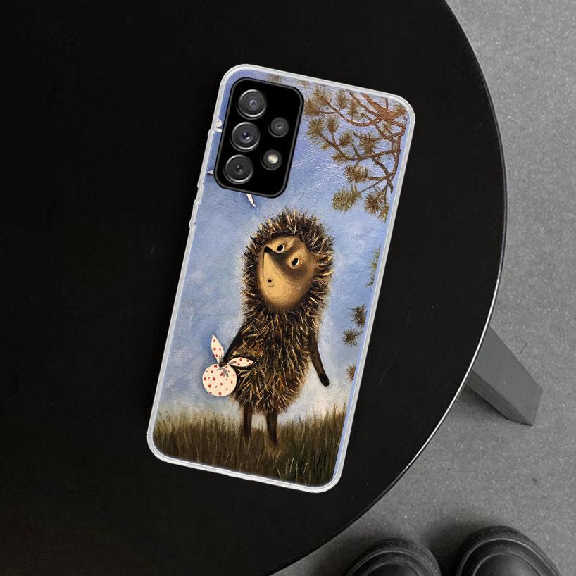 

Hedgehog in the Fog Phone Case for Samsung Galaxy A17 A16 A26 A36 A56 A57 A37 A15 A25 A35 A55 A14 A24 A34 A54 A13 A23 A33 A53 Ga Samsung A07