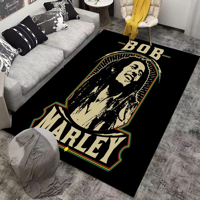 Vintage Bob Marley Rug Suitable for use as an anti-slip game mat for living room and bedroom sofas
