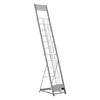 Brochure Display Rack, 10 Pockets Magazine Literature Display Stand, Portable Floor Standing Magazine Rack, Metal Newspaper Catalog Holders for Shop,