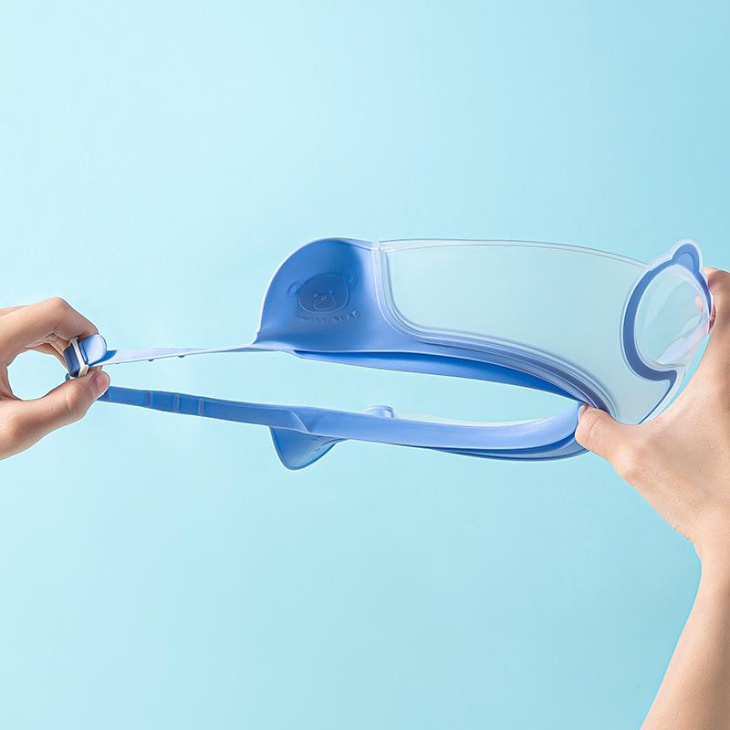 Adjustable Dimension Children Shampoo Hat Infant Shower Hat Visible Bath Visor Infant Hair Shield Ear Protection Water Resistant