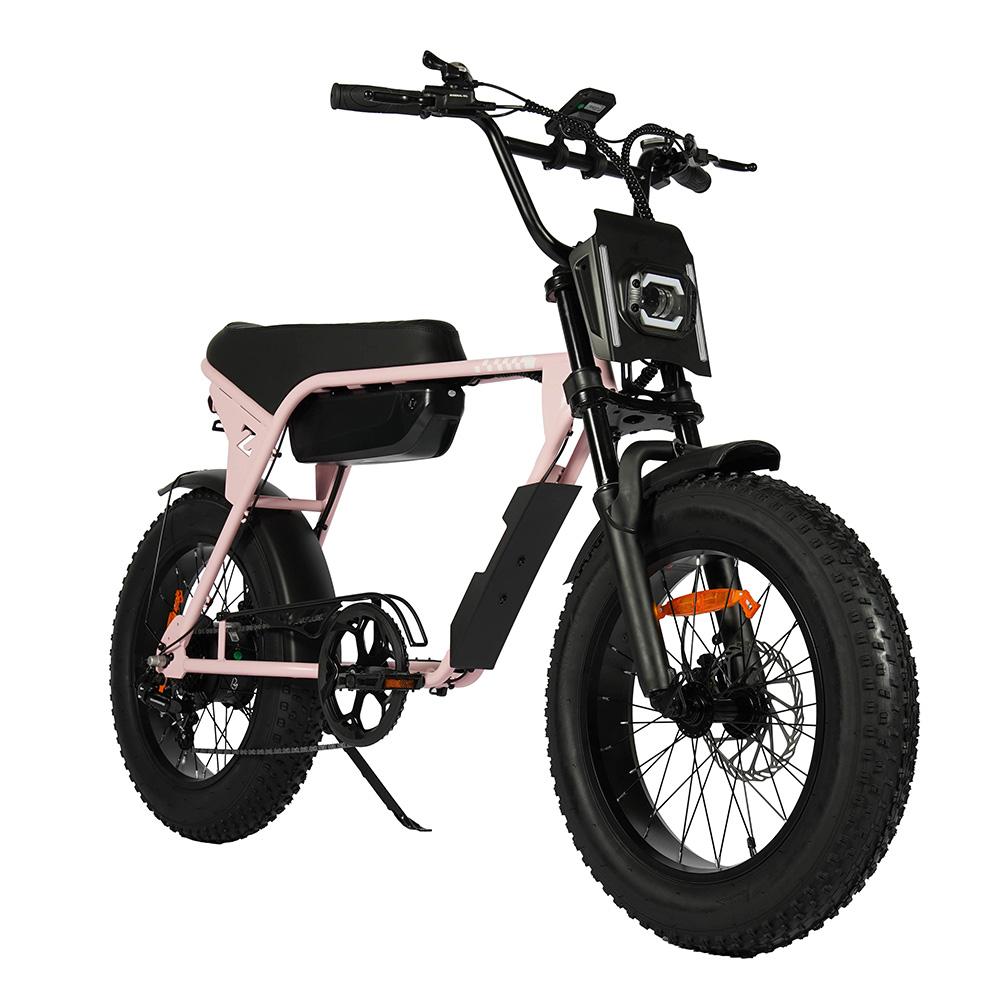 ZUMI ATV02-Z7 Elektrofahrrad mit 48V 13,5Ah Akku rosa