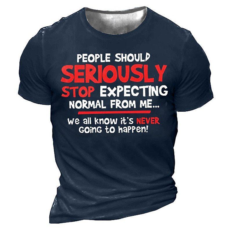 Summer Men's Short Sleeved 3D Digital Printed T-shirt with Street Trendy Patterns