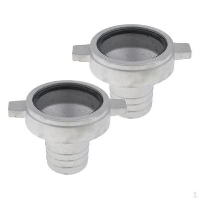 2Pcs Gasoline Pump Accessories Aluminum Connector 3 To 2in