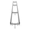 Rail Mill Guide System, 3.66 m 4 Crossbar Chainsaw Mill Kits, Aluminum Saw Milling Rails System Works with Chainsaw, 2 Wedges, Adjustable Rail Milling