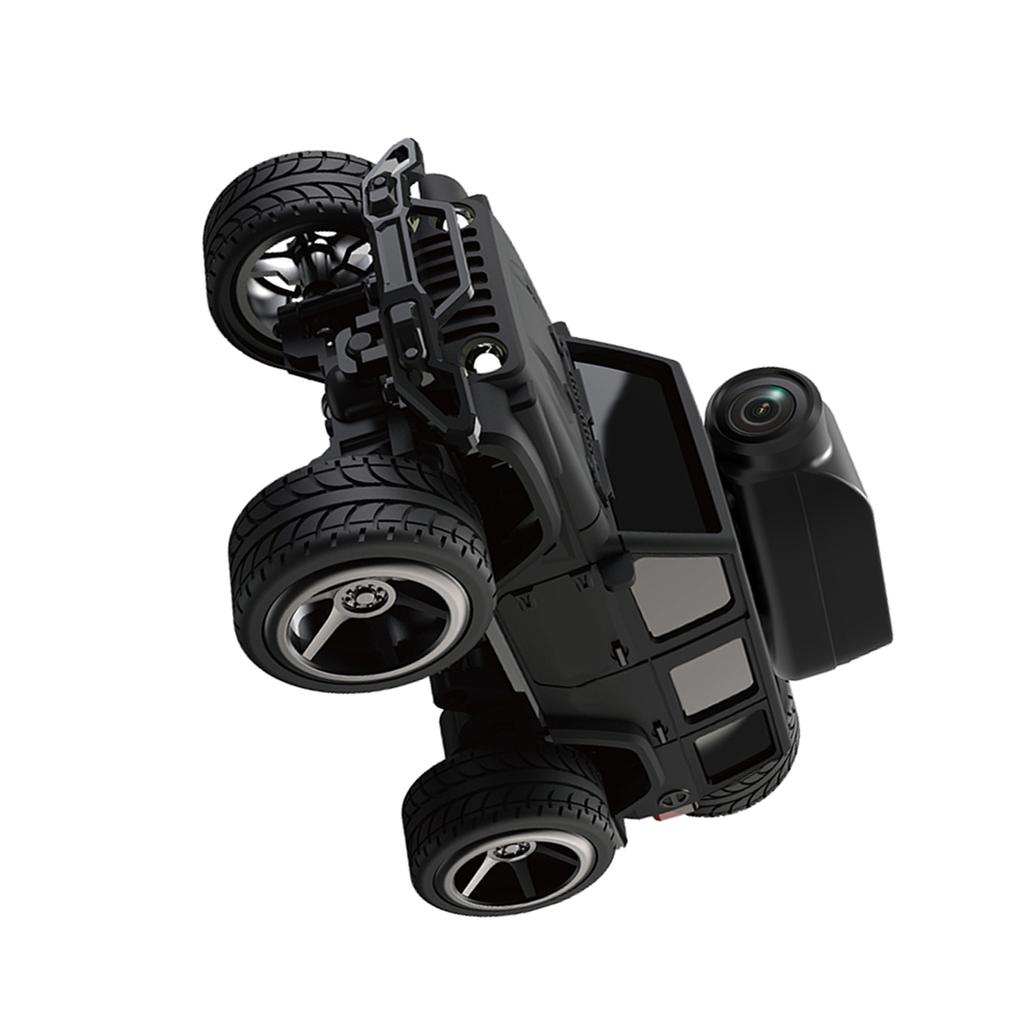 1:64 Alloy RC Crawler Car with 480P Camera, WiFi APP Control, Gravity Sensing, Auto Demo, Control, Lights, Photo/Video, 2.4GHz Remote Cont