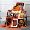 Basketball Enthusiast Customize Your Name Blanket Warm Comfortable And Soft Blankets Are Suitable For Home Chairs Office Sofas Sofas Office Camping