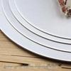 WS Thick Round Silver Cake Boards