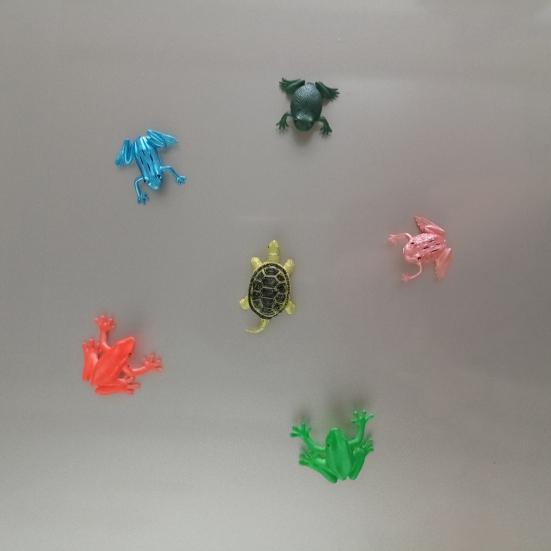 12Pcs/Set Simulated Reptile Refrigerator Magnet Home Office Kitchen Locker Fridge Magnetic 3D Gecko Frog Turtle Decoration Ornament