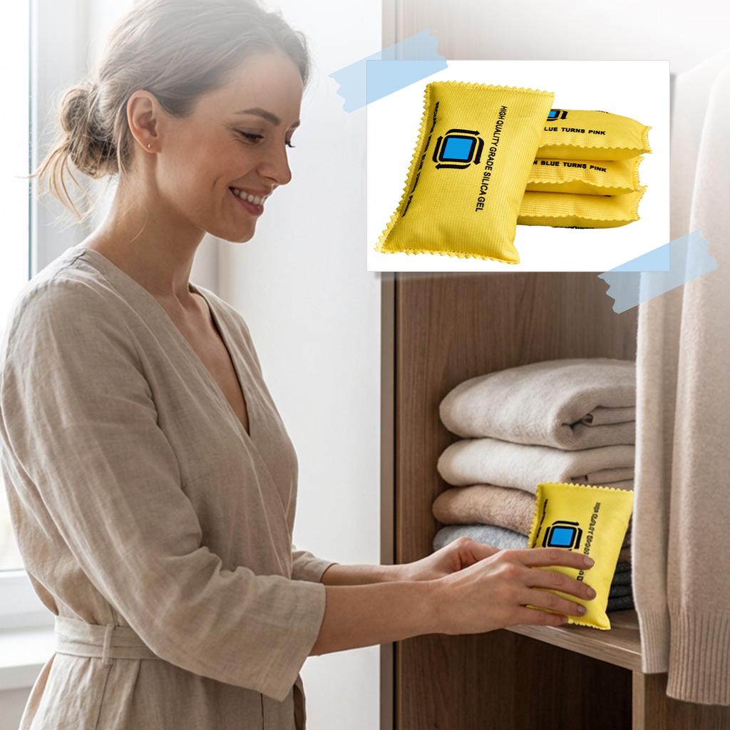 Dehumidifying And Silica Gel Desiccant, Smart Color-changing Charcoal Bag, Dehumidifier Bag, Moisture Absorber.