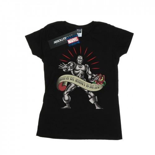 

Marvel Womens/Ladies Iron Man The End Tattoo Cotton T-Shirt