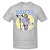 SKELETOR T-shirt SKELETOR T-shirt Korte Mouw Grappig T-shirt Grafisch Mannen Strand Katoenen T-shirt Jongens Punk Designer Streetwear