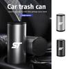 Car Trash Can Stuff Storage Box Alloy Organizer Garbage Bin For ST Focus Fiesta Ranger Escort Falcon Flex S-MAX Kuga