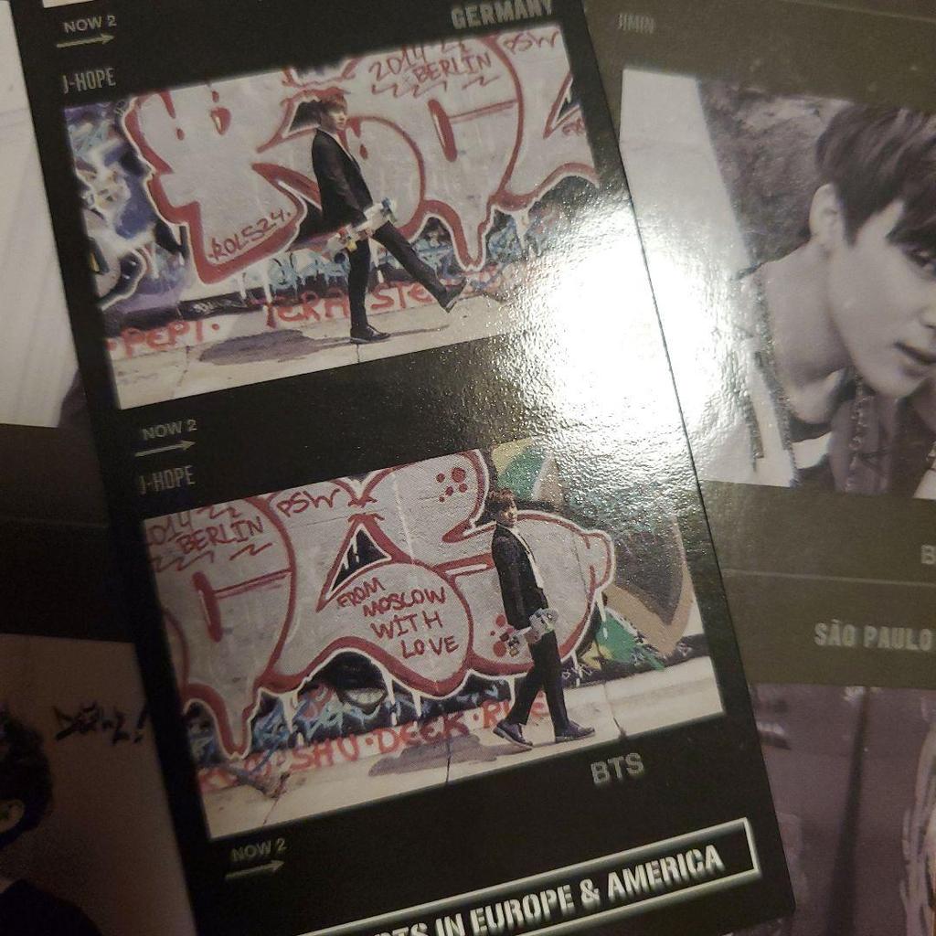 [USED] BTS Rare Official J-HOPE Hoseok Hobi NOW2 Bookmark