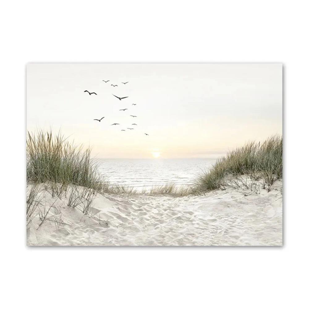 Simple Wall Art Nature Green Leaf Landscape Poster HD Oil Painting Posters Prints Home Bedroom Living Room Decorative Ideal Gift