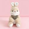24cm Kawaii Sitting Red Mushroom Rabbit Plush Toy Stuffed White Grey Cream Lop Cartoon Sweet Animal Doll Birthday Gift
