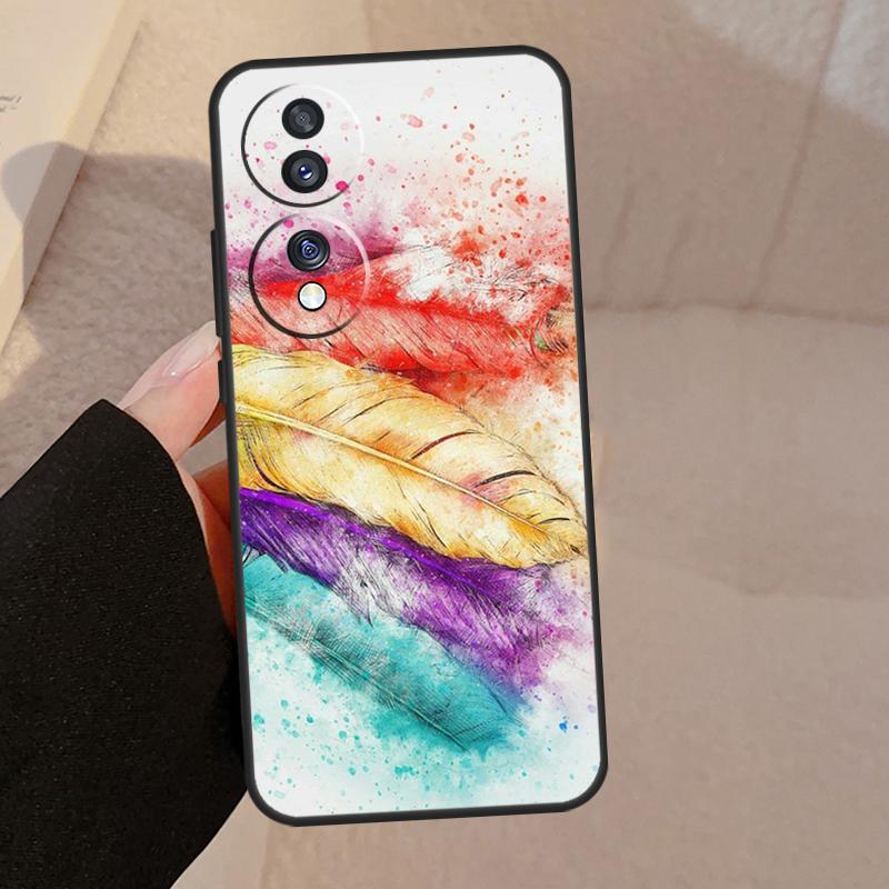 Feather For Honor Magic 7 Lite 6 5 V5 Case For Honor 400 200 Pro 90 70 50 X8a X8b X9a X9b X9c Cover