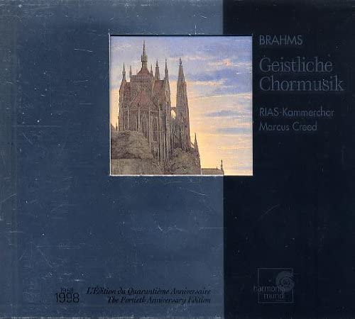

CD BRAHMS - Sacred Choral Music Non Japan Classical Used