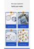50x50mm Manual Square Badge Maker - DIY Creative Button & Magnet Tool for Gift Shops