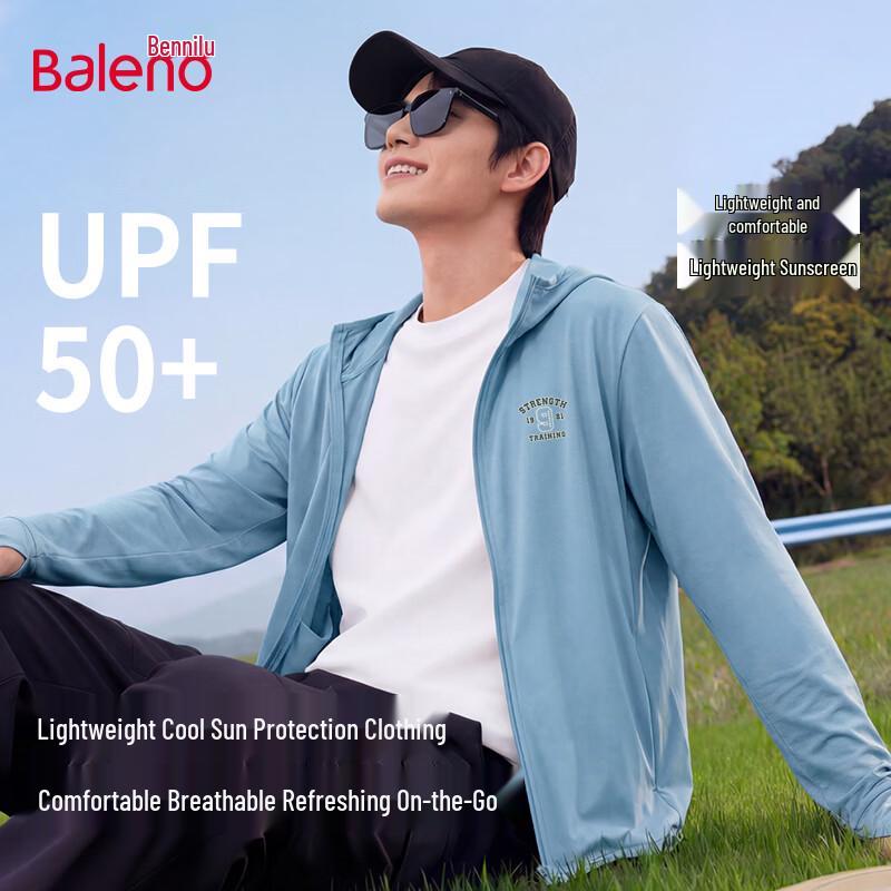 Baleno Men s UPF50+ Ice Feel Sun Protection Jacket 2XL