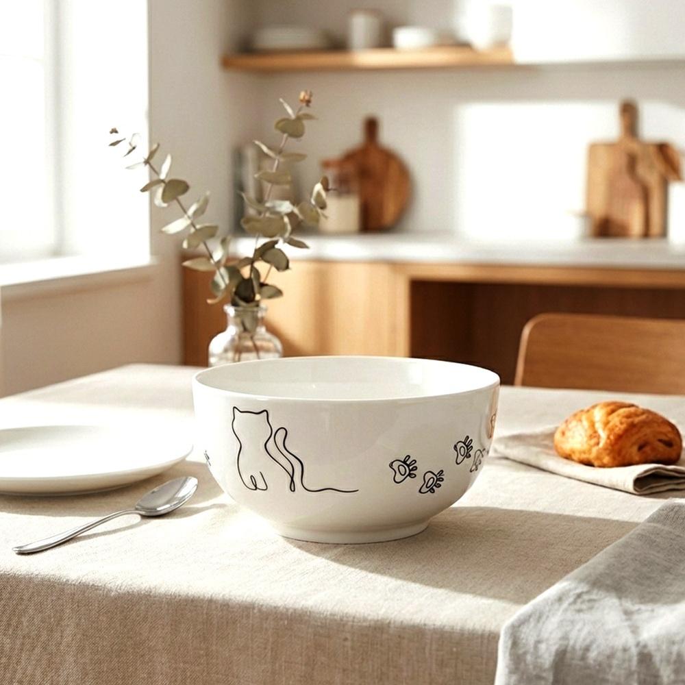 Miseczka Miska na Zupę Płatki Surówki Przekąski Salaterka Porcelanowa 500ml