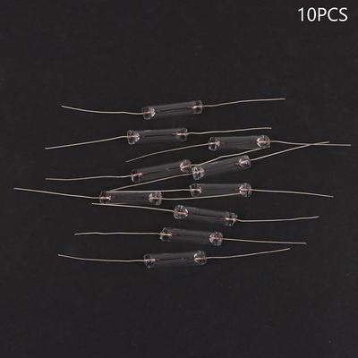 10 neue Axiallampen, originale Glühlampen, 12 V, 100 mA, mit Anschlusskabel, passend für VU-Meter, Tonbandgeräte