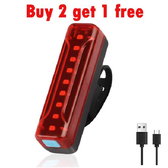 Cycling Taillight 5 Modes Bicycle Reat Back Light Safety Lamp USB Rechargeable