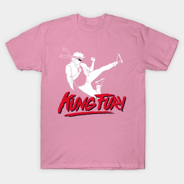 T Shirt Women Kung Fury Kick Harajuku Print Kawaii Tshirt Summer Short Sleeve Female T-Shirt Top Tee