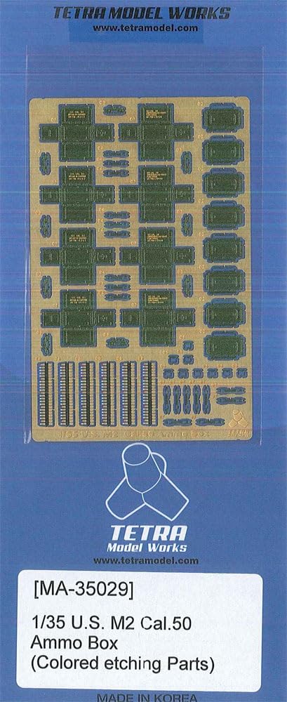 

Tetra Model Серия MA M2 Ящик для боеприпасов .50 калибра Пластиковые детали для модели MA3529 1/35 (Предварительно окрашенный)