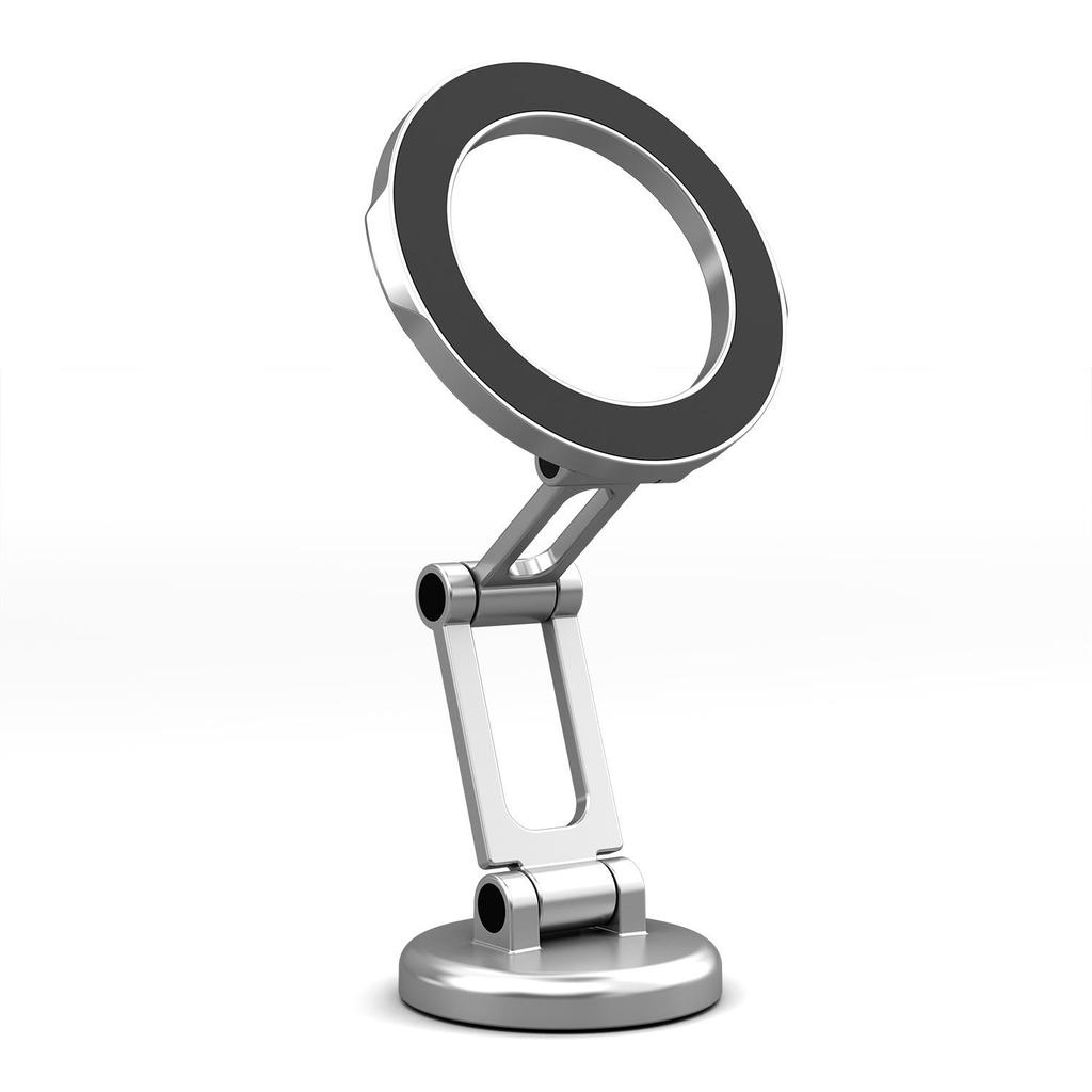 Dual-Fold Rotating Magnetic Car Dash Phone Holder