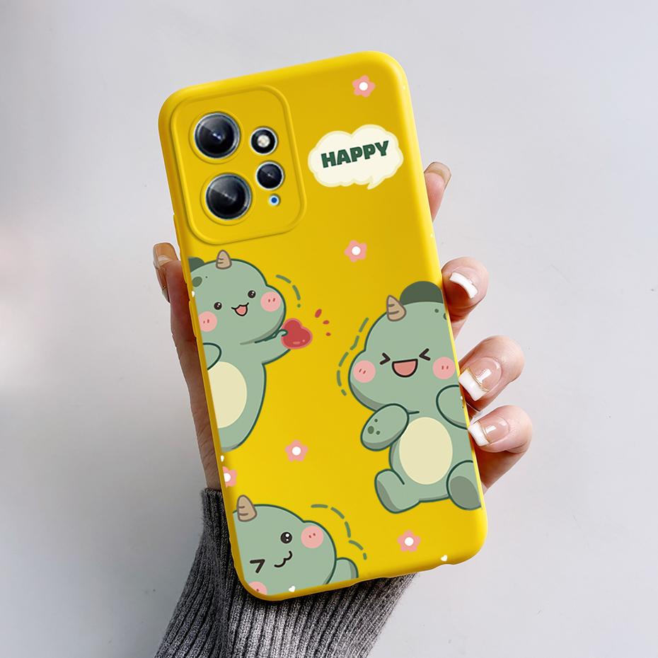 Case For Xiaomi Redmi Note 12 12S 4G 5G Patterned Full Protection Soft Silicone Stylish Cartoon Cover For Redmi Note 12 S Funda